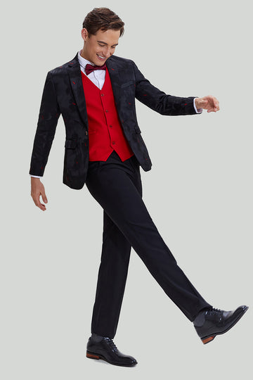 Negro Blazer Un Botón